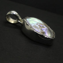 Load image into Gallery viewer, Baroque Pearl Pendant | Natural  Freeform | 925 Sterling Silver | Substantial Open Bezel Setting | Genuine Gems from Crystal Heart Melbourne Australia since 1986
