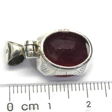 Load image into Gallery viewer, Ruby Pendant | Faceted Oval | Good transparency | Strong Red | Kanchanaburi | Thailand | 925 Sterling Silver | strong Claws | Open Back | Genuine Gems from Crystal Heart Melbourne Australia  since 1986