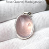 Rose Quartz Gemstone Ring | Cabochon Oval |Clear  Madagascar Material | 925 Sterling Silver | Star Stone Taurus Libra  | Genuine Gemstones from Crystal Heart Melbourne since 1986 