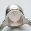 Rose Quartz Gemstone Ring | Faceted Oval | Madagascar Material | 925 Sterling Silver | US Size 7.75 | AUS Size P | Star Stone Taurus Libra  | Genuine Gemstones from Crystal Heart Melbourne since 1986 