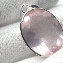 Load image into Gallery viewer, Rose Quartz Gemstone Ring | Cabochon Oval |Clear  Madagascar Material | 925 Sterling Silver | Star Stone Taurus Libra  | Genuine Gemstones from Crystal Heart Melbourne since 1986 