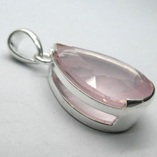 Load image into Gallery viewer, Rose Quartz Gemstone Pendant | Cabochon Teardroip | Very Clear Flawless  Madagascar Material | 925 Sterling Silver | Star Stone Taurus Libra  | Genuine Gemstones from Crystal Heart Melbourne since 1986 