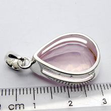 Load image into Gallery viewer, Rose Quartz Gemstone Pendant | Cabochon Teardroip | Very Clear Flawless  Madagascar Material | 925 Sterling Silver | Star Stone Taurus Libra  | Genuine Gemstones from Crystal Heart Melbourne since 1986 