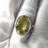 Heliodor Ring  | Yellow Golden Beryl Faceted | Faceted Oval | Quality Bezel setting | 925 Sterling Silver | US 8.75 | AUS EU size R | Energise Vitalize Healthy Male Energy | Healing Generosity Achievement | Leo Stone | Genuine Gems from Crystal Heart Melbourne Australia since 1986