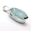 Aquamarine Gemstone Pendant | Large Faceted Oval | Nice Blue and Transparency with inclusions | 925 Sterling Silver | Bezel Set | Open Back | Peaceful emotional guidance and integration | Flow through obstacles | Aries | Gemini | scorpio | Genuine Gemstones from Crystal Heart Melbourne Australia since 1986