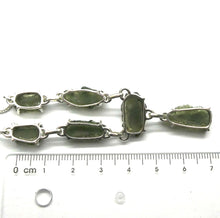 Load image into Gallery viewer, Moldavite Necklace | 6 nice Moldavite nuggets | Natural Freeform Shapes | 925 Sterling Silver | Inspiration | Energy | Intense personal transformation | Genuine Gems from Crystal Heart Australia since 1986