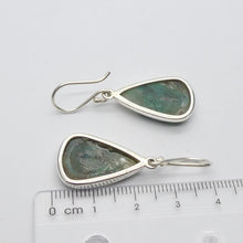 Load image into Gallery viewer, Shattuckite  Earring | Teardrtop Cabochon |  925 Sterling Silver | Bezel set with open back | Cut through Karmic debt | Genuine Gems from Crystal Heart Melbourne Australia since 1986