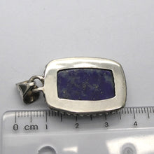 Load image into Gallery viewer, Lapis Lazuli Pendant, Oblong Cabochon, 925 Sterling Silver, g1