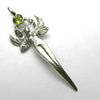 Fairy Goddess Pendant  | Faceted Peridot | 925 Sterling Silver | LOTR Arwen Aragorn | Genuine Gems from Crystal Heart Melbourne Australia since 1986