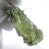 Moldavite Pendant | Raw Natural Moldavite Nugget | 925 Sterling Silver Bezel Setting | Open Back | Natural Green Obsidian | CZ Republic | Intense Personal Heart Transformation | Scorpio Stone | Genuine Gems from Crystal Heart Melbourne Australia since 1986