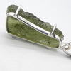 Moldavite Pendant | Raw Natural Moldavite Nugget | 925 Sterling Silver Bezel Setting | Open Back | Natural Green Obsidian | CZ Republic | Intense Personal Heart Transformation | Scorpio Stone | Genuine Gems from Crystal Heart Melbourne Australia since 1986