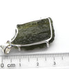 Moldavite Pendant | Raw Natural Moldavite Nugget | 925 Sterling Silver Bezel Setting | Open Back | Natural Green Obsidian | CZ Republic | Intense Personal Heart Transformation | Scorpio Stone | Genuine Gems from Crystal Heart Melbourne Australia since 1986