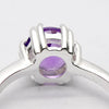 Amethyst Ring | Faceted Round | 925 Sterling Silver | US Size 6, 8, 9,1 0 |  Genuine Gems from Crystal Heart Melbourne Australia since 1986