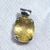 Heliodor Pendant  |Yellow Golden Beryl Faceted | Faceted Oval | Quality Bezel setting | 925 Sterling Silver | Energise Vitalize Healthy Male Energy | Healing Generosity Achievement | Leo Stone | Genuine Gems from Crystal Heart Melbourne Australia since 1986