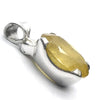 Heliodor Pendant  |Yellow Golden Beryl Faceted | Faceted Oval | Quality Bezel setting | 925 Sterling Silver | Energise Vitalize Healthy Male Energy | Healing Generosity Achievement | Leo Stone | Genuine Gems from Crystal Heart Melbourne Australia since 1986