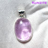 Kunzite Pendant | OvaL Cabochon | Good colour and Clarity | 925 Sterling Silver | Bezel Set | Wisdom of the Heart | Taurus Scorpio Leo | Genuine Gems from Crystal heart Melbourne Australia since 1986  