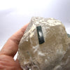 Large  Elestial  Point | embedded Green Tourmalines | Etched Faces | Shaman Stone | Crystal Heart Australia since 1986