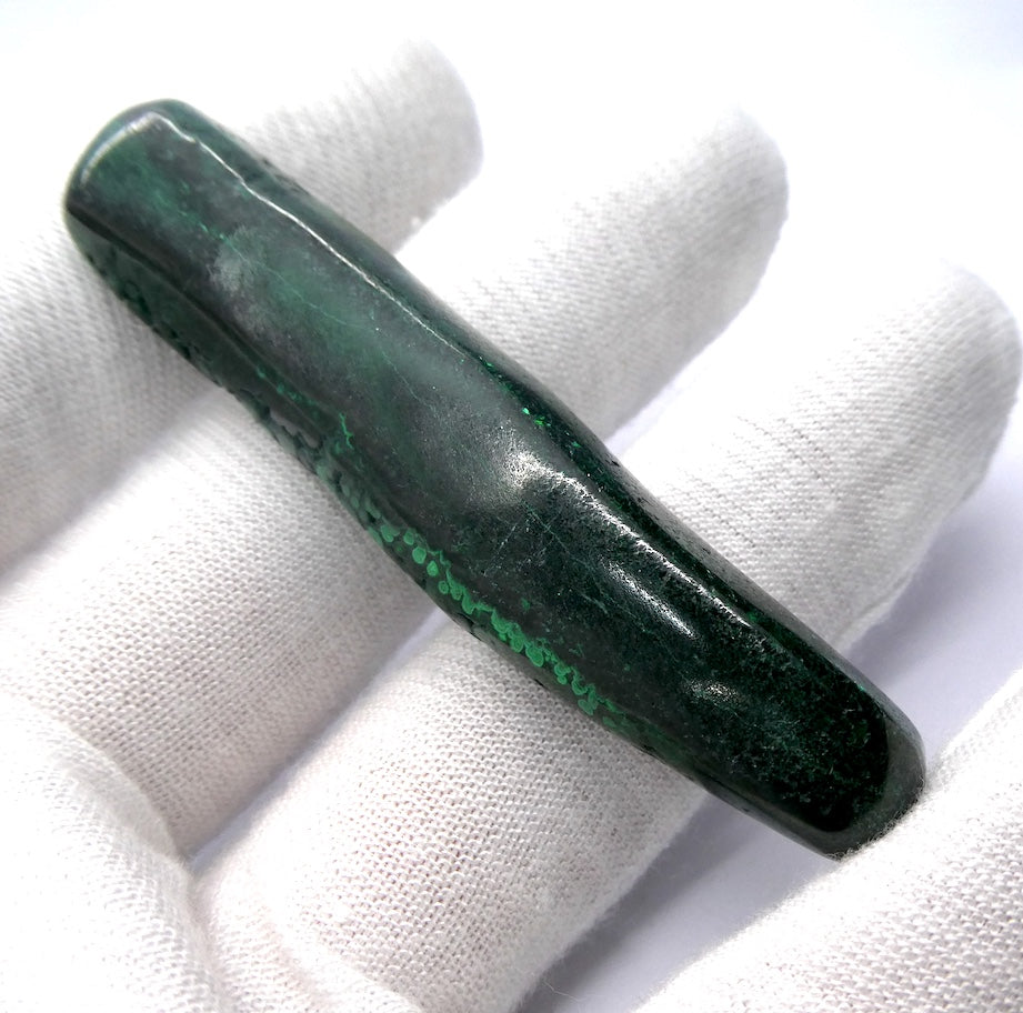 Malachite Healing Massage Wand I Natural Finger, light surface polish | detox | feminine power | Genuine Gemstones Crystal Heart Melbourne est.1986