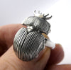 Ancient Egyptian Scarab Ring | 925 Silver | Lifelike representation  | Sacred to the Sun God Ra | US Size 8 | Crystal Heart Melbourne Australia since 1986 B.C.