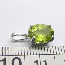 Load image into Gallery viewer, Peridot Pendant | Dainty Faceted Ovals | 925 Sterling Silver|  Prong Set | Overcome nervous tension | Joyful Heart | Crystal Heart Melbourne Australia Est 1986