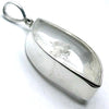 Manifestation Quartz Pendant, Freeform Cabochon, 925 Sterling Silver