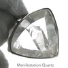 Manifestion Quartz Pendant | Teardrop Cabochon | Superior 925 Sterling Silver Setting | Genuine Gems from Crystal Heart Melbourne Australia since 1986