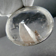 Load image into Gallery viewer, Manifestation Quartz Pendant | Large Oval Cabochon | Superior 925 Sterling Silver Setting | Genuine Gems from Crystal Heart Melbourne Australia since 1986