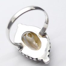 Load image into Gallery viewer, Cowrie Shell Ring | 925 Sterling Silver |Silver Ball work | US Size 8 | AUS Size P1/2  |Protection | fertility | abundance | Crystal Heart Australia Est 1986 