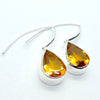 Honey Citrine Gemstone Earrings | Faceted Teardrops | AAA Grade | 925 Sterling Silver  | Genuine Gems from Crystal Heart Melbourne Australia since 1986
