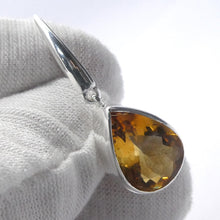 Load image into Gallery viewer, Honey Citrine Gemstone Earrings | Faceted Teardrops | AAA Grade | 925 Sterling Silver  | Genuine Gems from Crystal Heart Melbourne Australia since 1986
