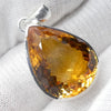 Citrine Gemstone Pendant | Faceted AAA Teardrop | Deep natural honey | 925 Sterling Silver  | Genuine Gems from Crystal Heart Melbourne Australia since 1986
