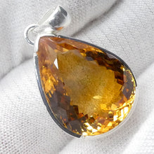 Load image into Gallery viewer, Citrine Gemstone Pendant | Faceted AAA Teardrop | Deep natural honey | 925 Sterling Silver  | Genuine Gems from Crystal Heart Melbourne Australia since 1986
