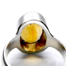 Load image into Gallery viewer, Citrine Gemstone Ring | Faceted AAA Oval | Deep natural honey | 925 Sterling Silver | US 8.25 | AUS Q | Genuine Gems from Crystal Heart Melbourne Australia since 1986
