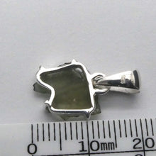 Load image into Gallery viewer, Moldavite Pendant | Raw Nugget | 925 Silver | Natural Green Obsidian | Intense Heart Transformation | Genuine Gems from Crystal Heart Melbourne Australia 1986