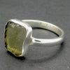 Raw Moldavite Ring | 925 Silver | Bezel Set | Open back | US Size 7.5 | Aus M1/2 | Chechya | Heart Transformation | Crystal Heart Melbourne Australia since 1986