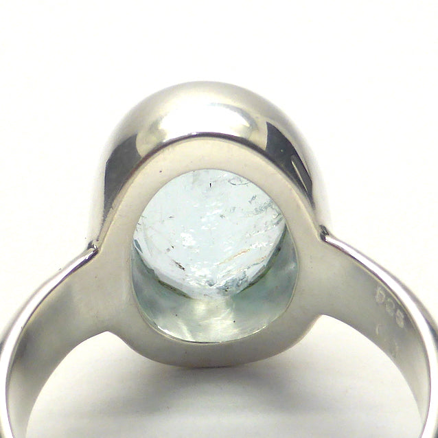 Genuine aquamarine online ring