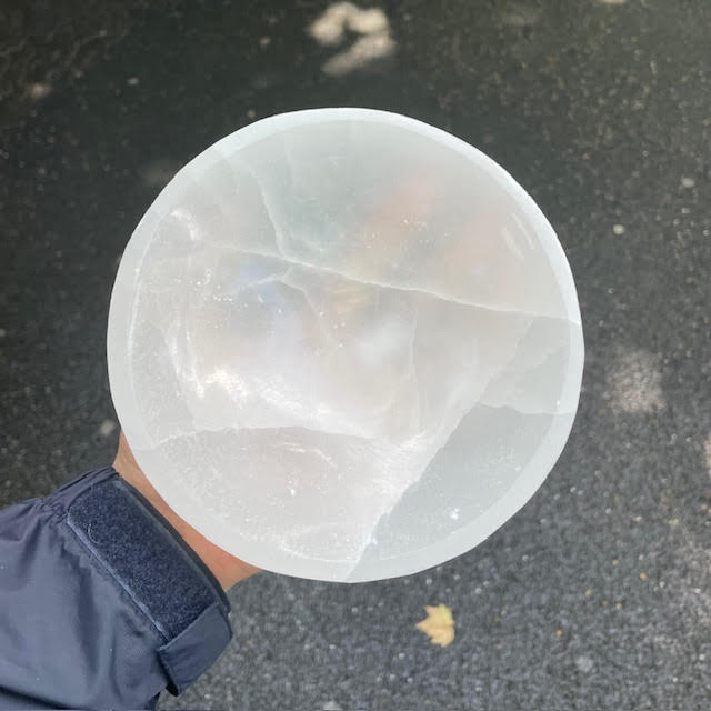 Selenite Charging Bowl | Angelic Crystal | Healing | Genuine gems from Crystal Heart Melbourne Australia since 1986
