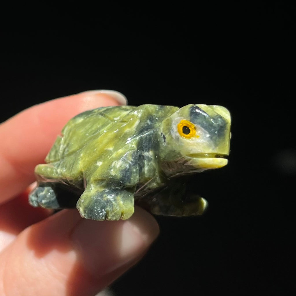 Turtle Carving | Onyx | Green Onyx | Crystal Heart Melbourne Australia since 1986