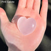 Crystal Heart Carvings  | Lepidolite | Lapis Lazuli | Pink Calcite | Intuition Calm Healing  | Purifying Energy | Genuine Gems from Crystal Heart Melbourne Australia since 1986