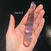 Fluorite Healing Wand | Genuine Stone | Rounded end for Energy & physical healing | Crystal Heart Melbourne Australia Gemstones since 1986