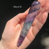 Fluorite Healing Wand | Genuine Stone | Rounded end for Energy & physical healing | Crystal Heart Melbourne Australia Gemstones since 1986