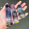 Rainbow Fluorite Generator | natural crystal gemstone | Capricorn Pisces Star Stone | Genuine Gemstone | Crystal Heart Melbourne since 1986