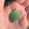 Green Aventurine Heart Pendants