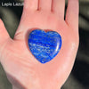 Crystal Heart Carvings  | Lepidolite | Lapis Lazuli | Pink Calcite | Intuition Calm Healing  | Purifying Energy | Genuine Gems from Crystal Heart Melbourne Australia since 1986