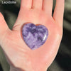 Crystal Heart Carvings  | Lepidolite | Lapis Lazuli | Pink Calcite | Intuition Calm Healing  | Purifying Energy | Genuine Gems from Crystal Heart Melbourne Australia since 1986