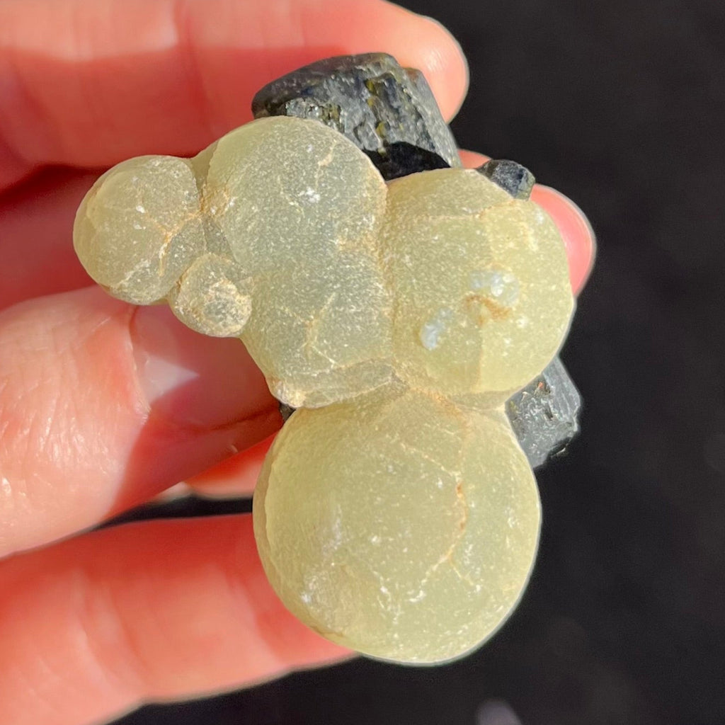 Australian Prehnite | Raw Crystal Specimen | Epidote | Heart Healing | Rejuvenate | See through the eye of the Heart | Libra Star Stone | Genuine Gems from Crystal Heart Melbourne Australia since 1986