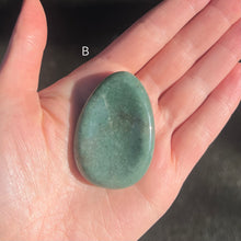 Load image into Gallery viewer, Green AVenturine Thumb Stones | Worry Stones | Crystal healing &amp; calming | Genuine Gems from Crystal Heart Melbourne Australia since 1986