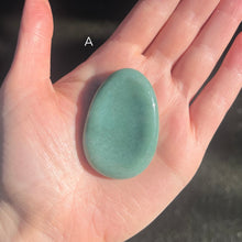 Load image into Gallery viewer, Green AVenturine Thumb Stones | Worry Stones | Crystal healing &amp; calming | Genuine Gems from Crystal Heart Melbourne Australia since 1986