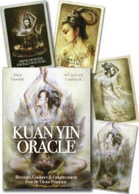  Alana Fairchild Kuan Yin Inspiration Card Deck |  Australian Author | Beautifully Crafted Deck | 44 Card Deck plus Guidebook | Crystal Heart Melbourne Spiritual Store since 1986