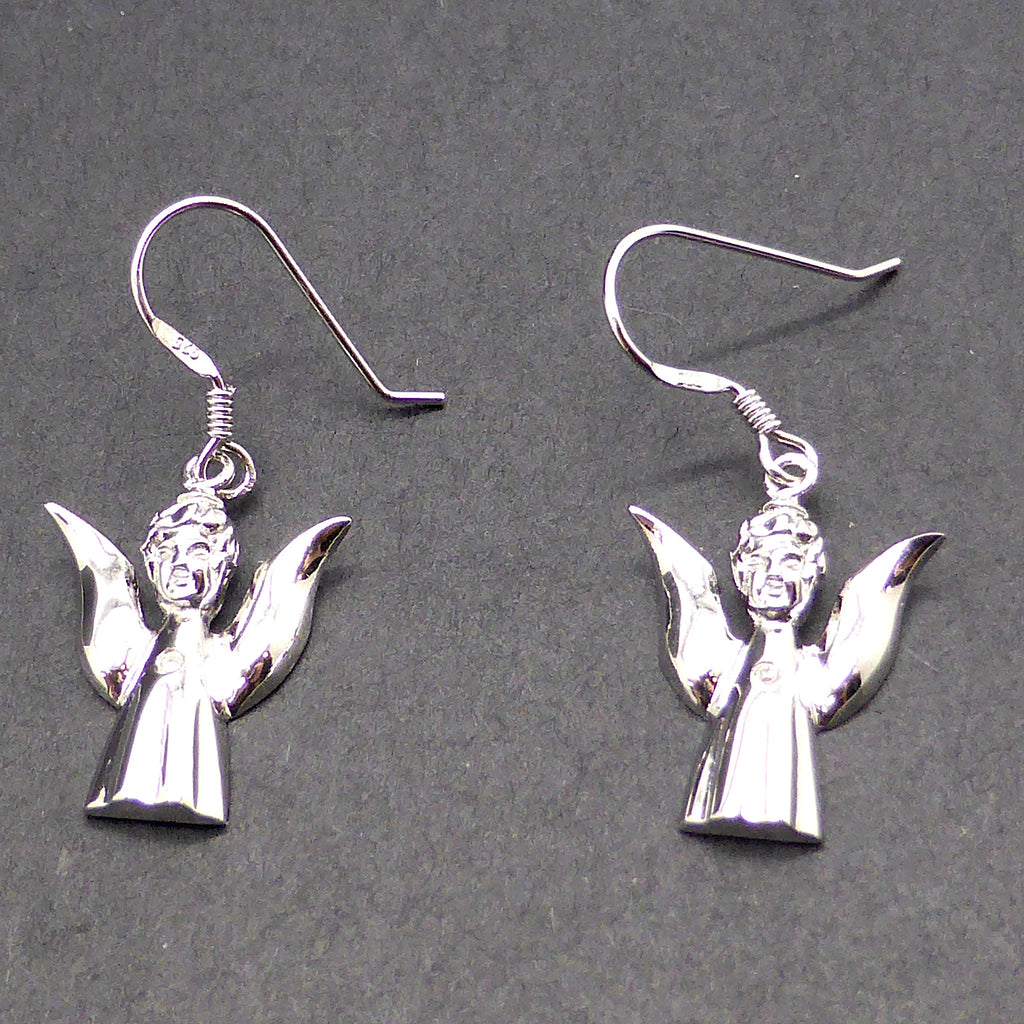 Earring Angel 925 Silver & Natural Diamond | Crystal Heart Melbourne Australia since 1986 | Shipping to USA EU UK Japan